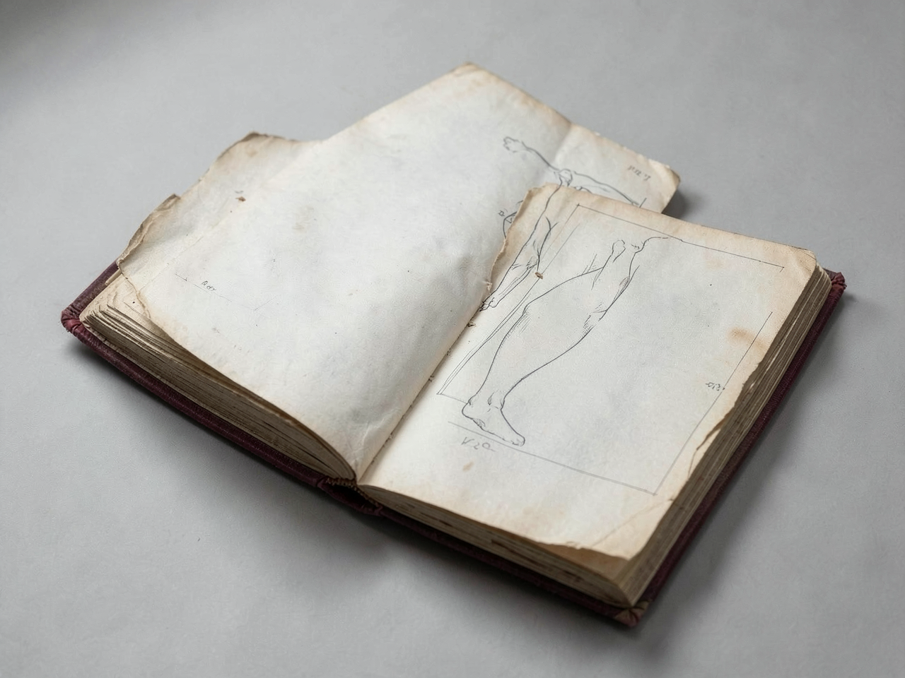 Illustration of a book binding, showing the cover, spine and the pages held within